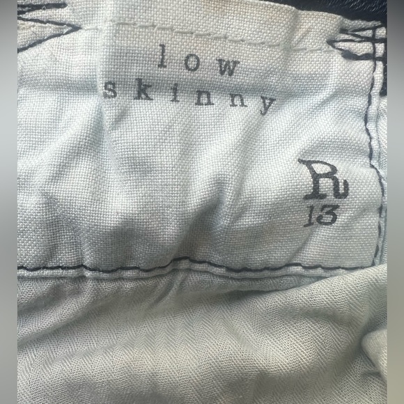 R13 Low Skinny. Like new! - Picture 5 of 7